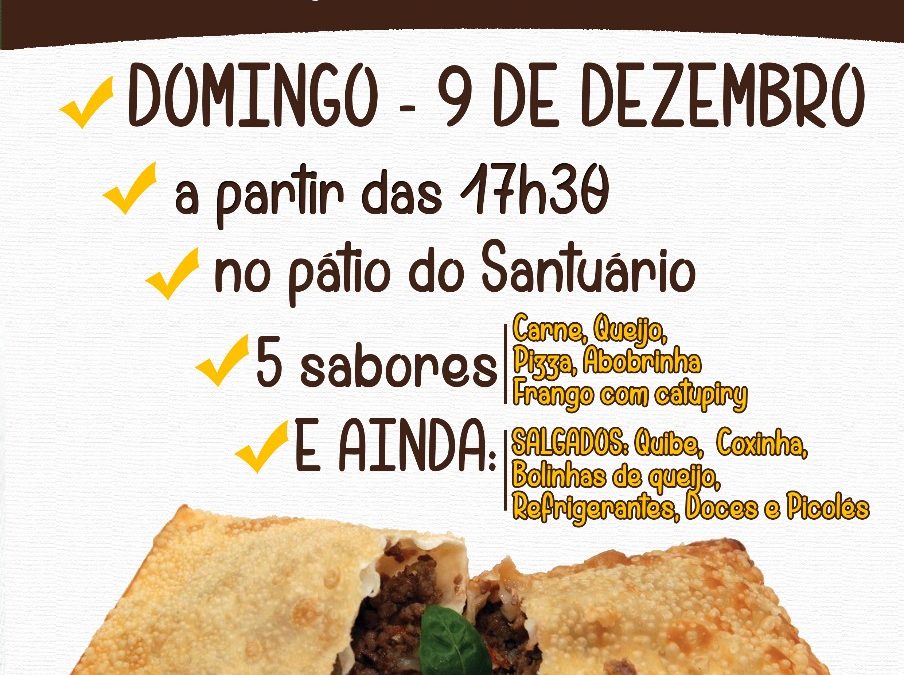 Santuário promove Noite do Pastel amanhã
