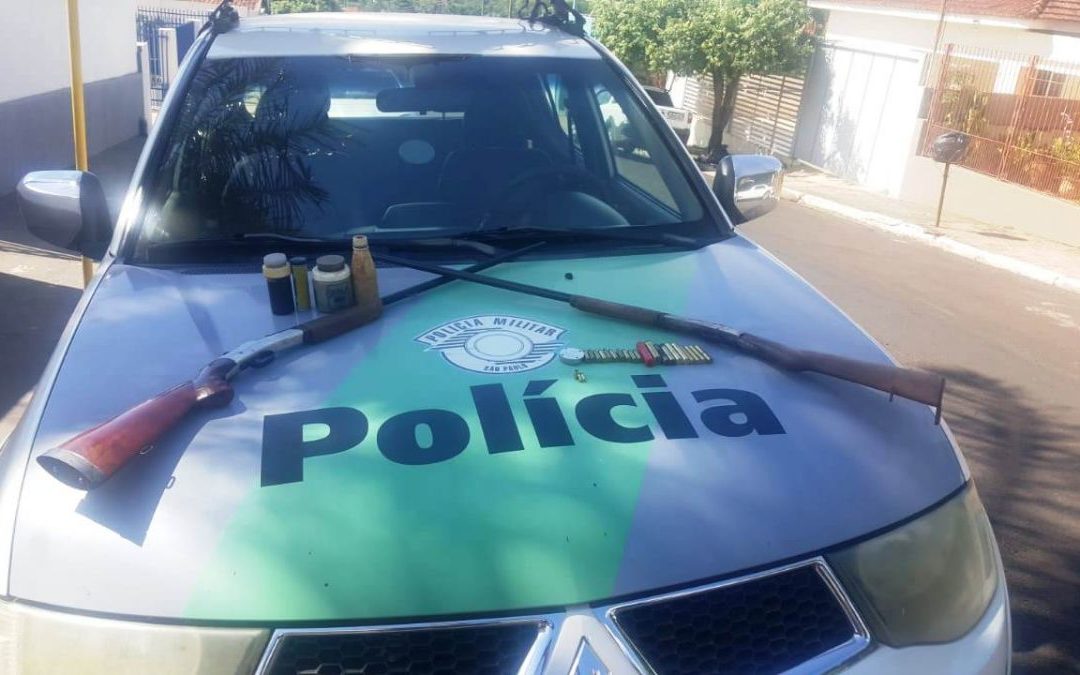 Polícia Ambiental localiza armas e munições em Arealva