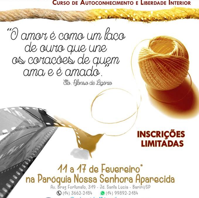 Curso de autoconhecimento do Santuário tem maioria das vagas preenchidas