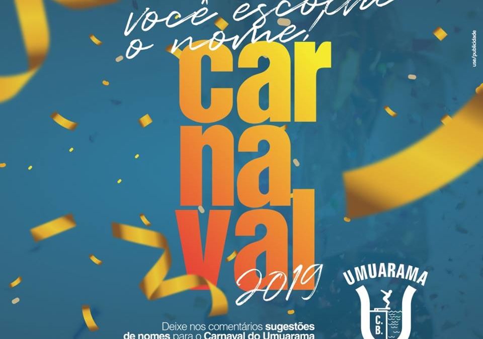 Umuarama premiará autor de nome para carnaval