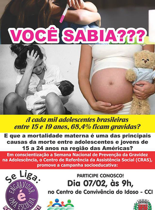 Gravidez na adolescência é tema de palestra em Itaju