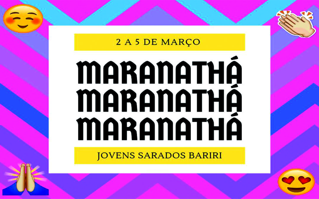 Grupo Jovens Sarados participam de Maranathá de Carnaval
