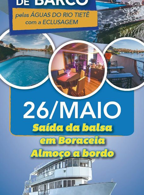 Boraceia inaugura passeio fluvial no Rio Tietê