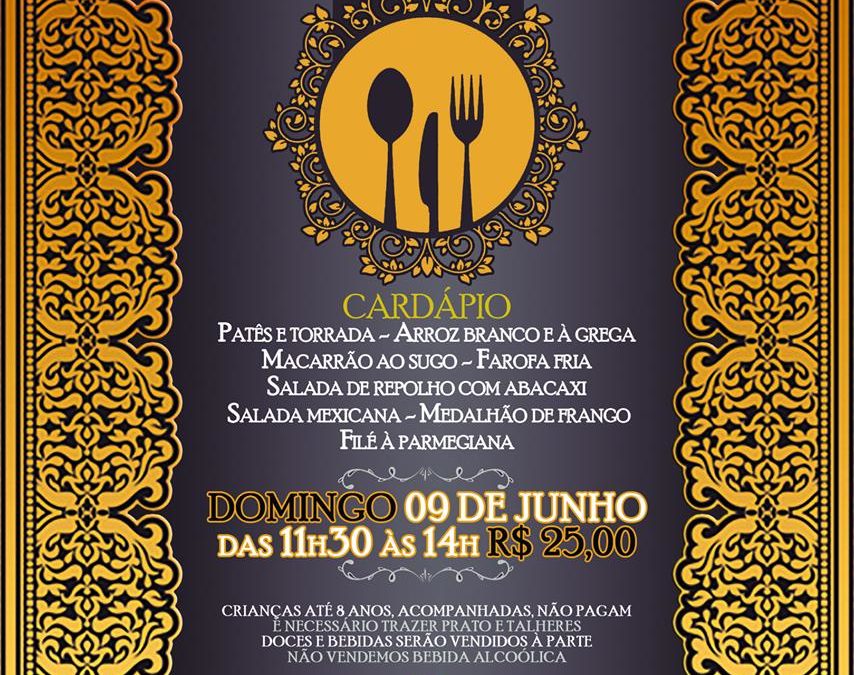 Santuário realiza Almoço de Pentecostes em junho