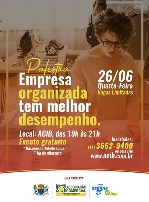 Palestra aborda tema sobre empenho da empresa organizada