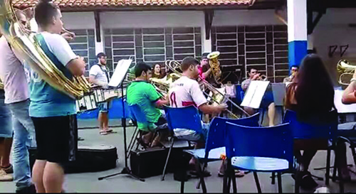 Banda Marcial retorna integrada ao Projeto Sol Maior