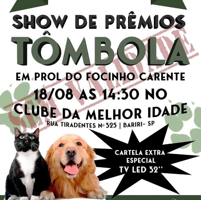 Show de prêmios sorteará TV LED 32”