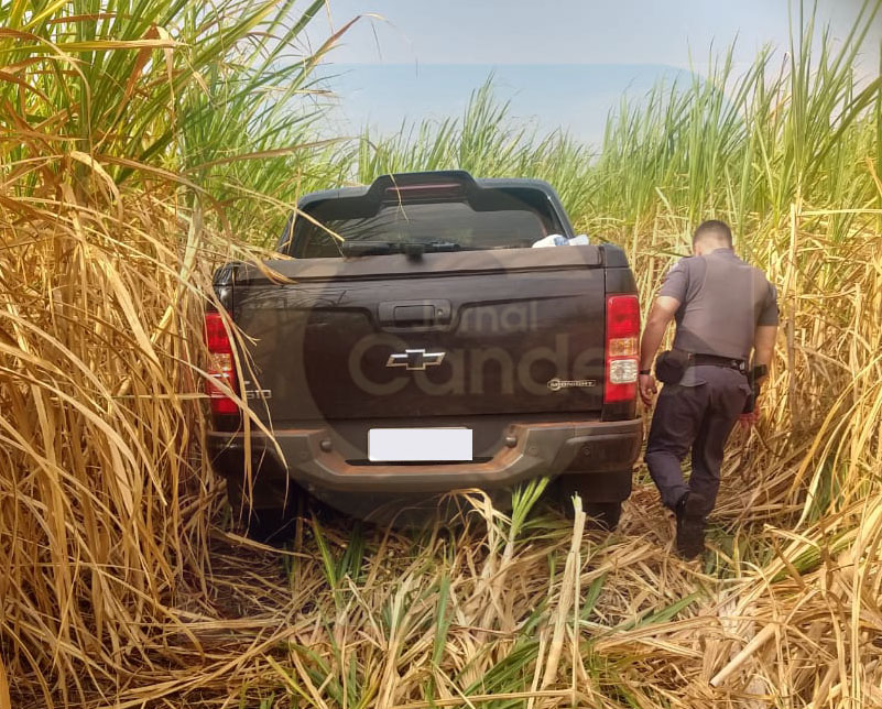Homens roubam caminhonete com simulacro em Bariri