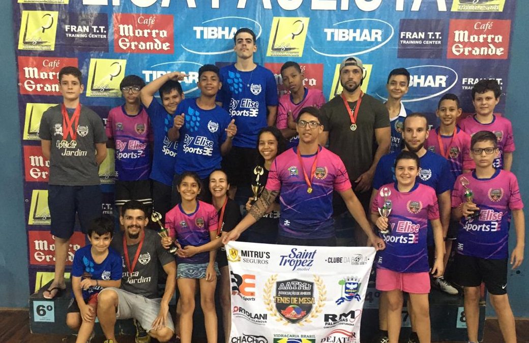 Jaú: Equipe de tênis de mesa conquista o terceiro lugar na Liga Paulista