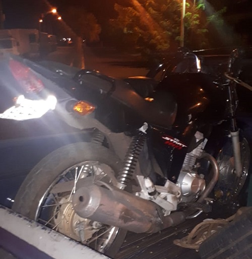 PM recupera moto furtada