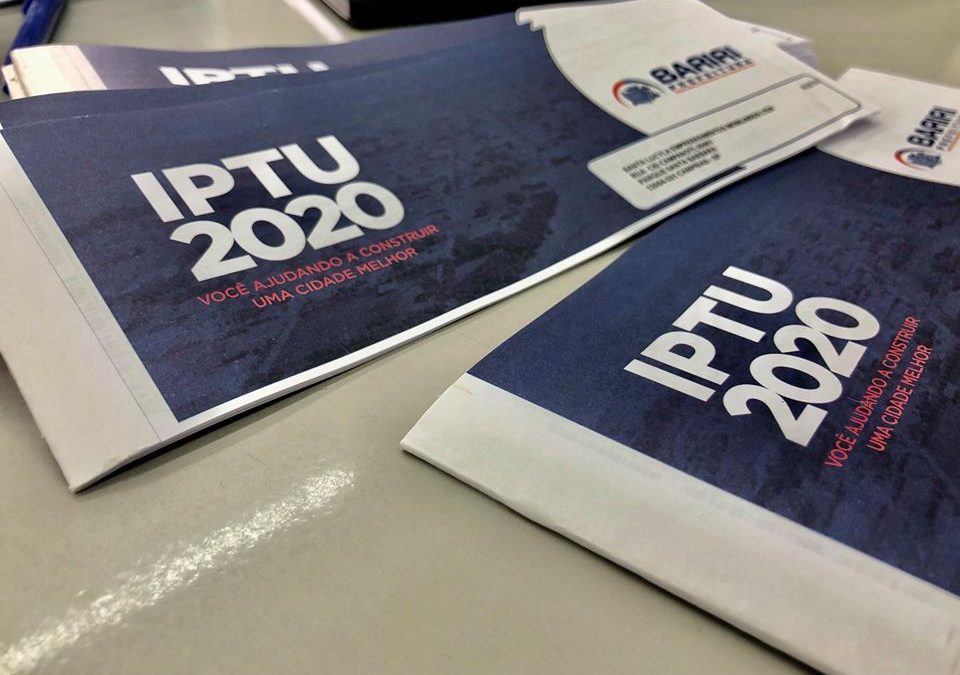 Prefeitura inicia distribuição de carnês de IPTU