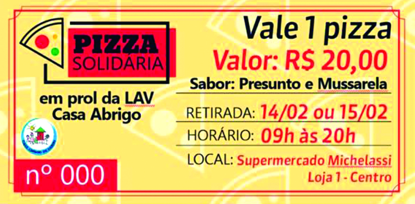 LAV realiza Pizza Solidária