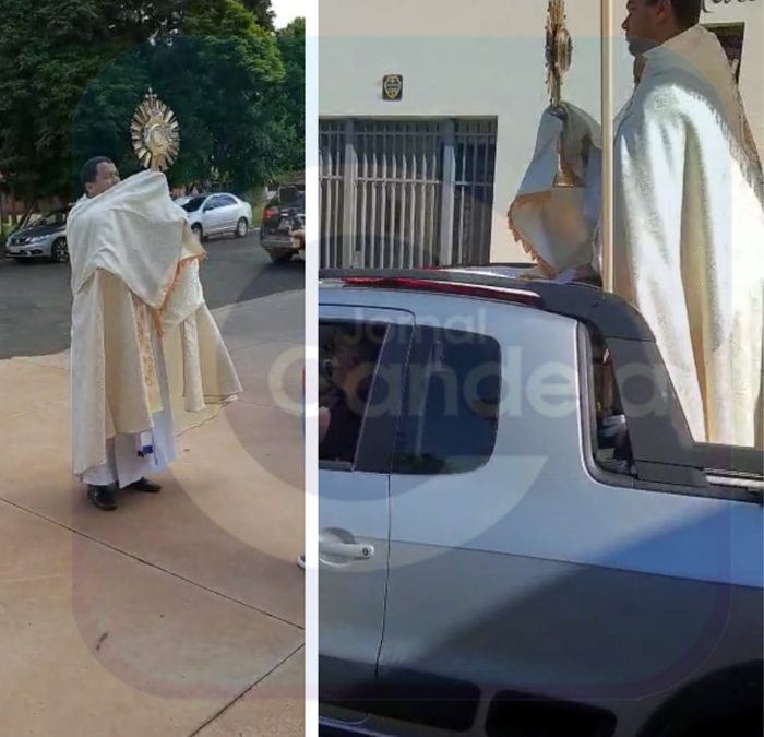 Bariri: Passeata com benção do Santíssimo Sacramento emociona fiéis