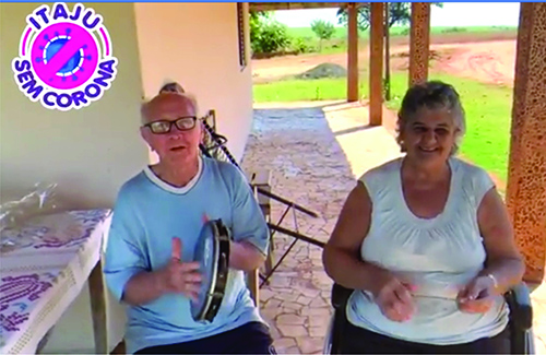 Itaju: setor de Saúde produz vídeo de isolamento social de idosos