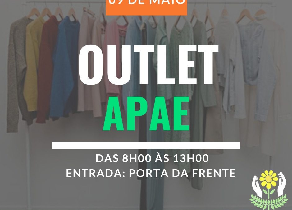 Véspera do Dia das Mães tem outlet da Apae