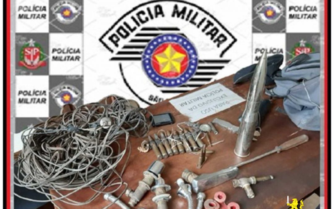 Bariri: Polícia Militar recupera munições e objetos furtados
