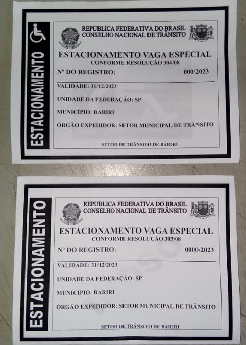 BARIRI: Setor de trânsito renova credenciais para estacionamento especial