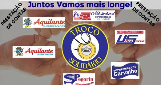 Troco Solidário: cada entidade recebeu R$ 876,92 em setembro