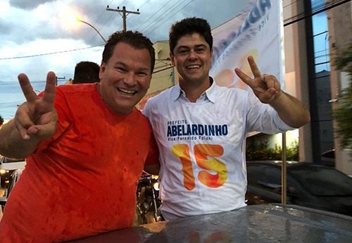 Com 45,7% dos votos válidos, Abelardinho vence em todas as 62 seções de Bariri