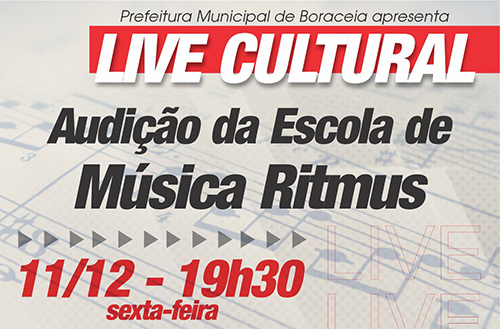 Escola Ritmus realiza Live Cultural