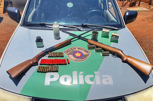 Polícia Ambiental localiza armas e munições em Bariri
