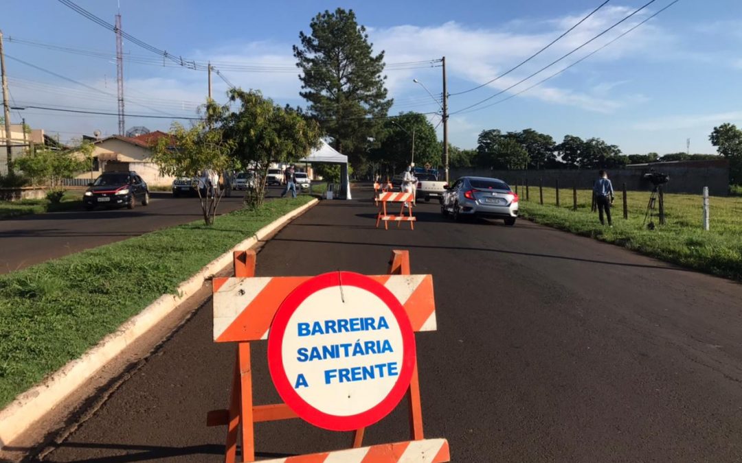 Bariri: Prefeitura realiza barreiras sanitárias nas entradas da cidade