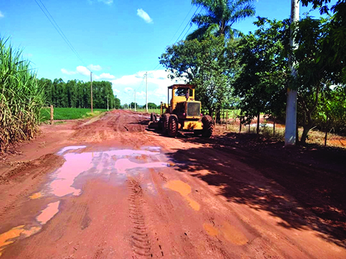 Setor de Infraestrutura inicia manutenção das estradas rurais