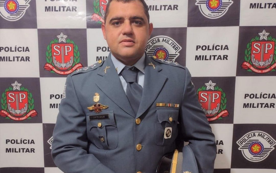 Capitão Amauri Manzutti integra efetivo do 27º Batalhão da PM de Jaú