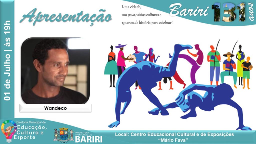 Apresentação de capoeira acontecerá hoje (01)