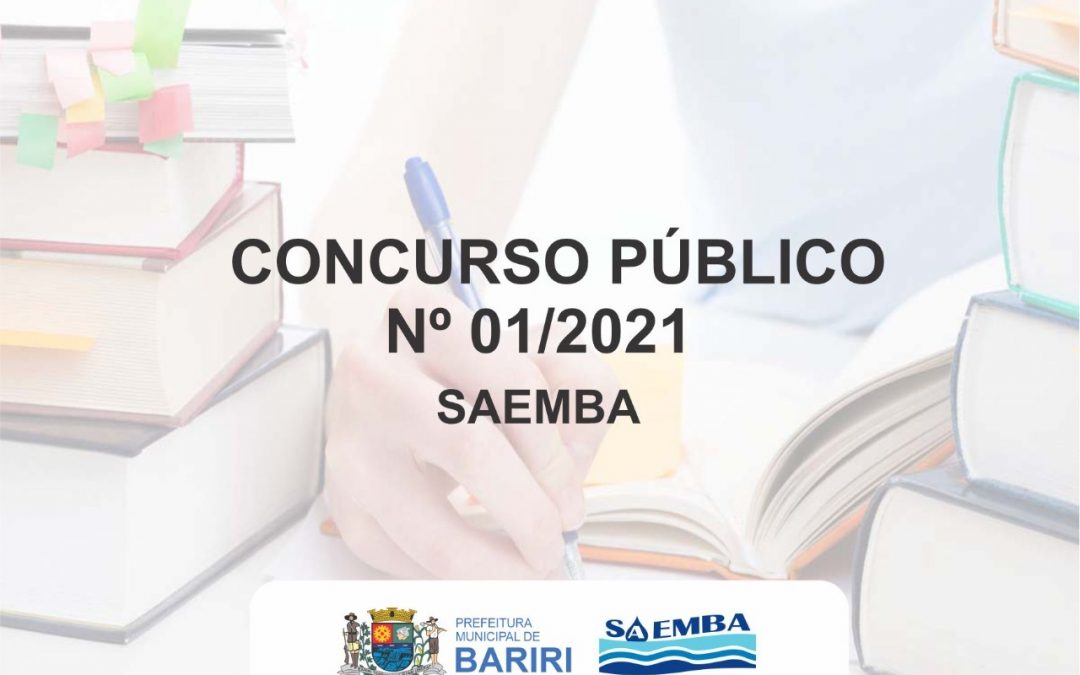 BARIRI: Saemba abre concurso para dois cargos