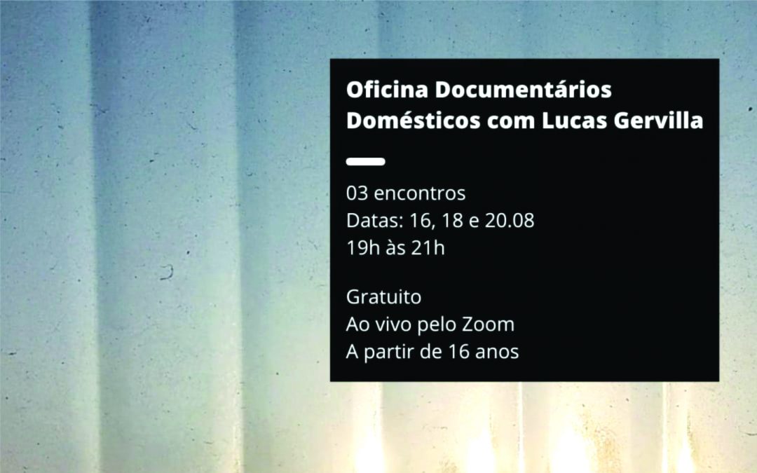 Pontos MIS traz oficina virtual de documentários domésticos
