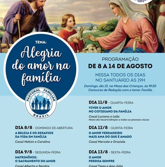 BARIRI: Paróquia do Santuário realiza Semana da Família