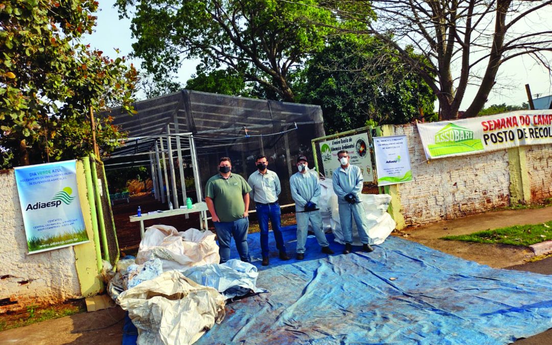 Dia do Campo Limpo da Assobari recolhe 2.960 embalagens