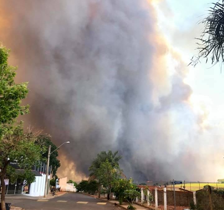 Incêndio em Itaju atinge 2.100 hectares
