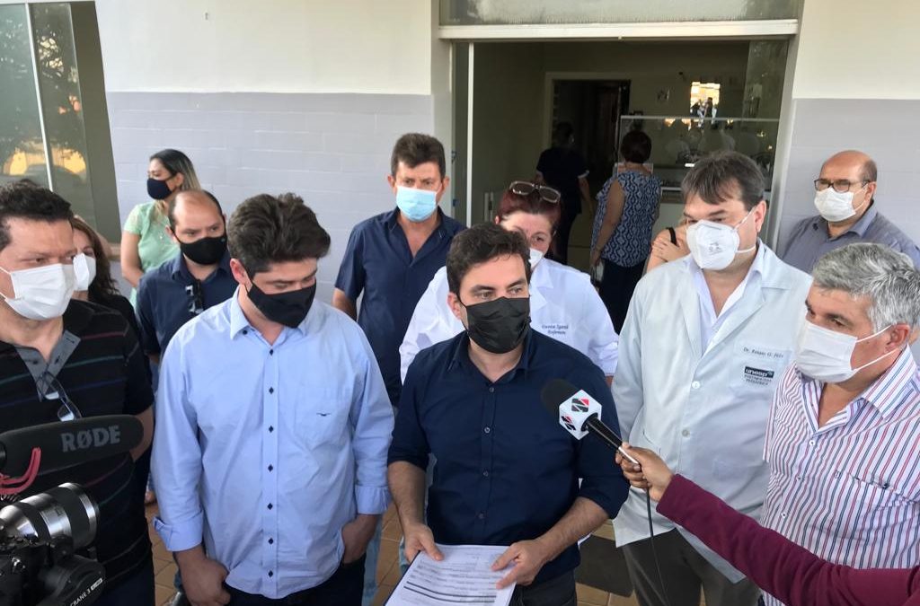 Deputado Vinicius Camarinha visita Bariri
