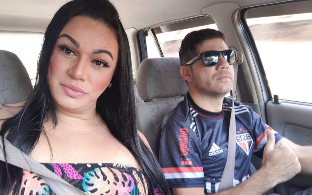 Raica Patrícia e namorado envolvem-se em acidente