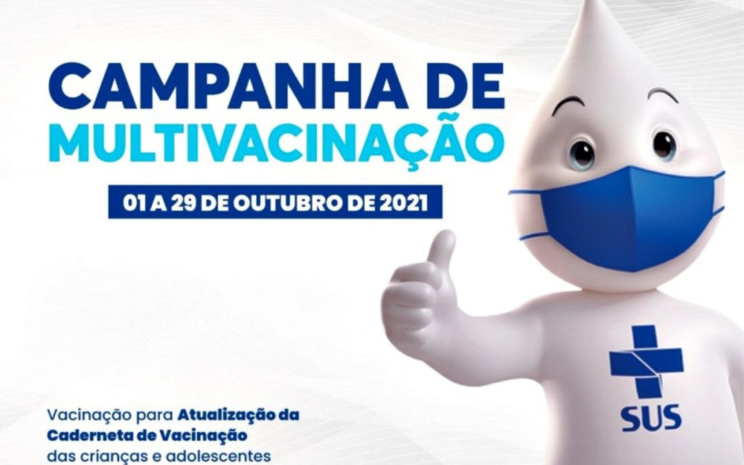 Neste sábado tem Dia V de Multivacinação para atualização de carteirinhas