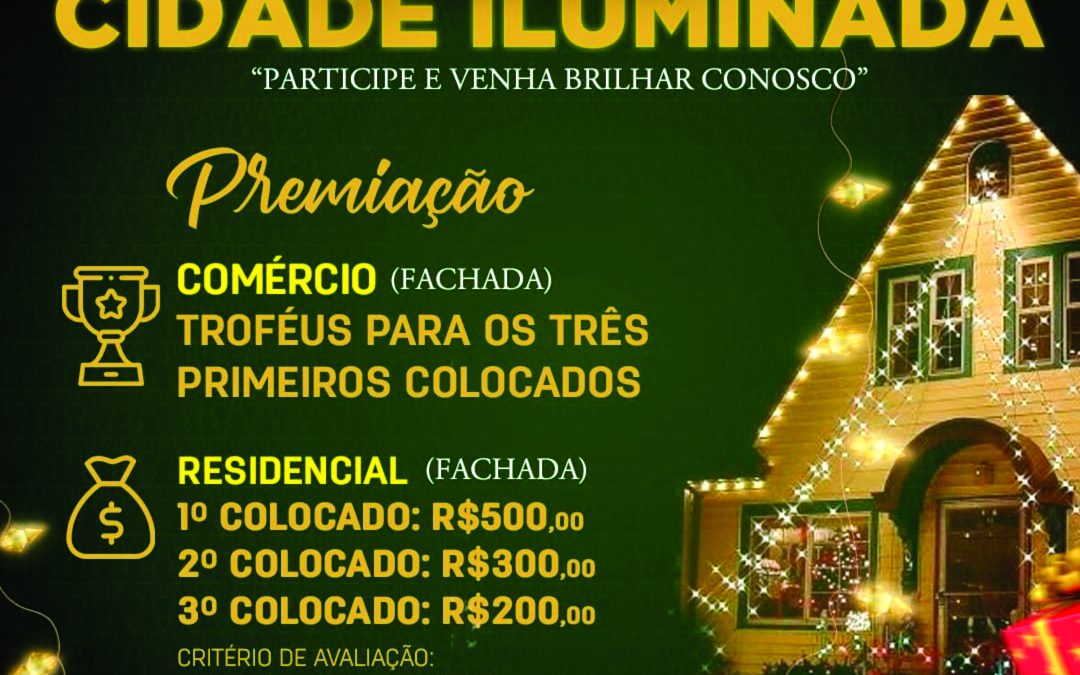 Cidade Iluminada: Boraceia vai premiar enfeites natalinos