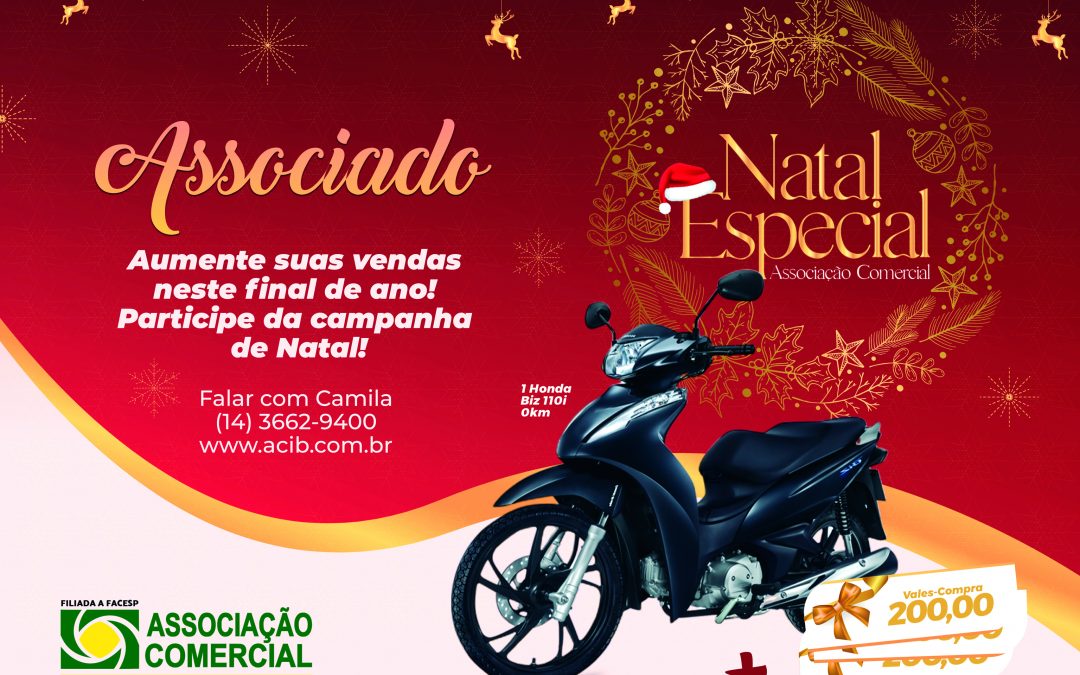 Acib promove campanha e define horários para dezembro