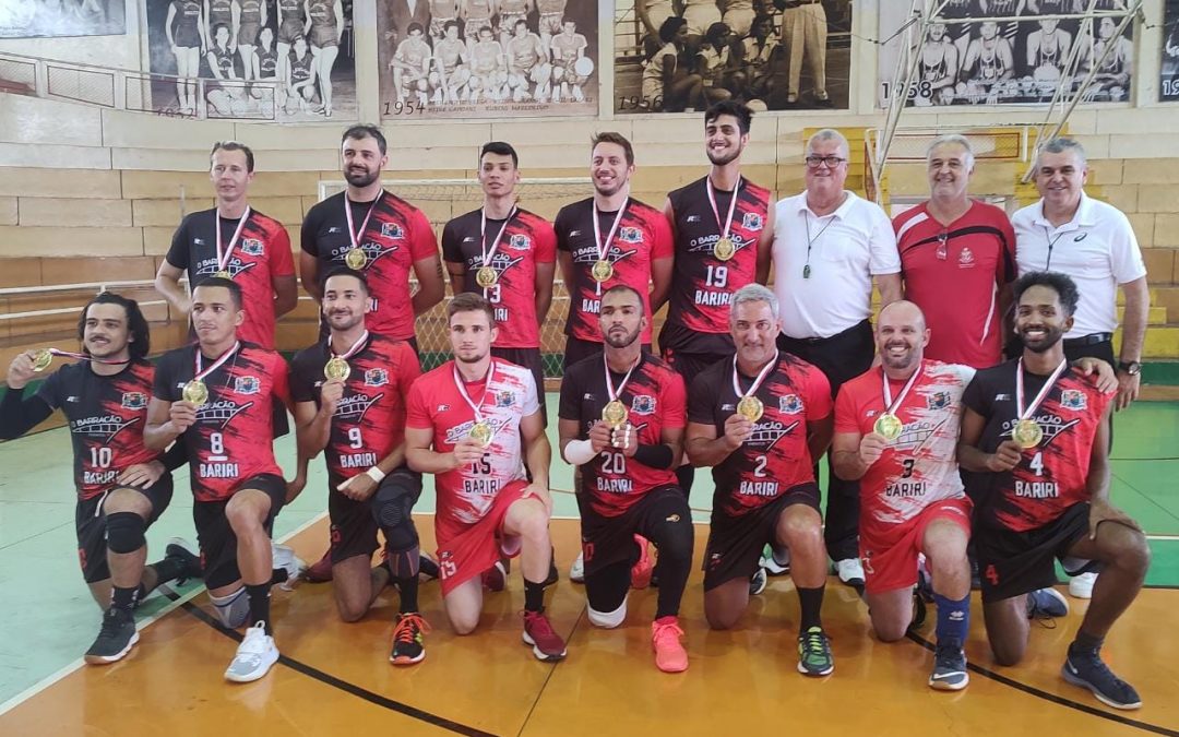 Bariri fatura ouro no vôlei masculino dos Jogos Regionais