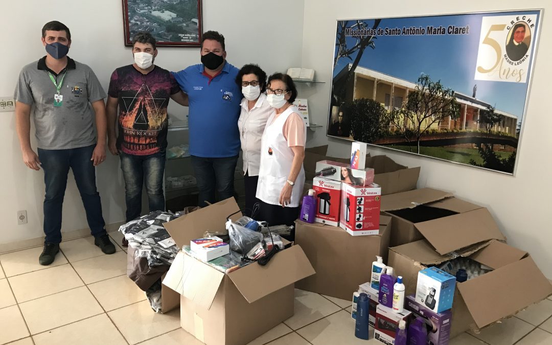 BARIRI: Creche Madre Leônia recebe produtos de doação