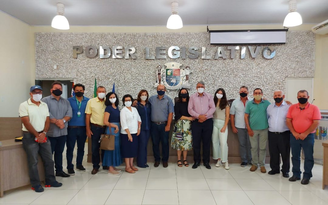Deputado Reinaldo Alguz (PV) visita Bariri