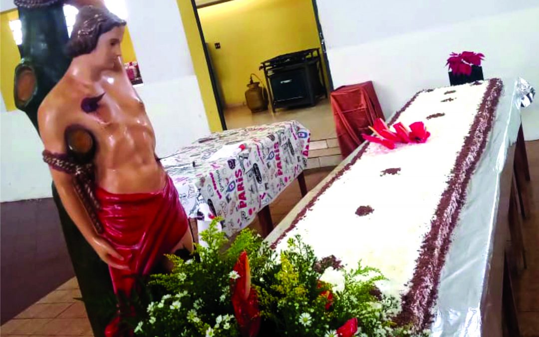 Venda de frango assado encerra festividades de São Sebastião de Itaju
