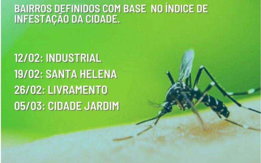 Bariri fará mutirão de combate ao mosquito da dengue