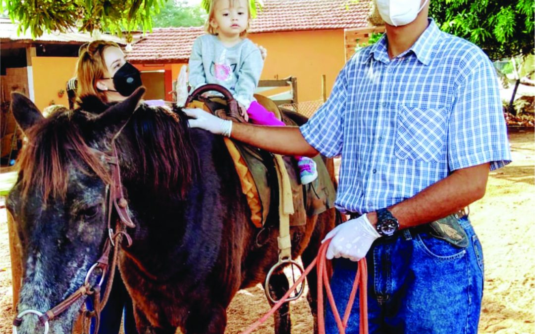 Voluntários da equoterapia procuram Câmara em busca de apoio