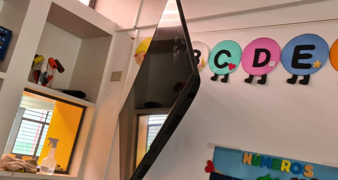 Boraceia: ladrões invadem Emei para furtar TV