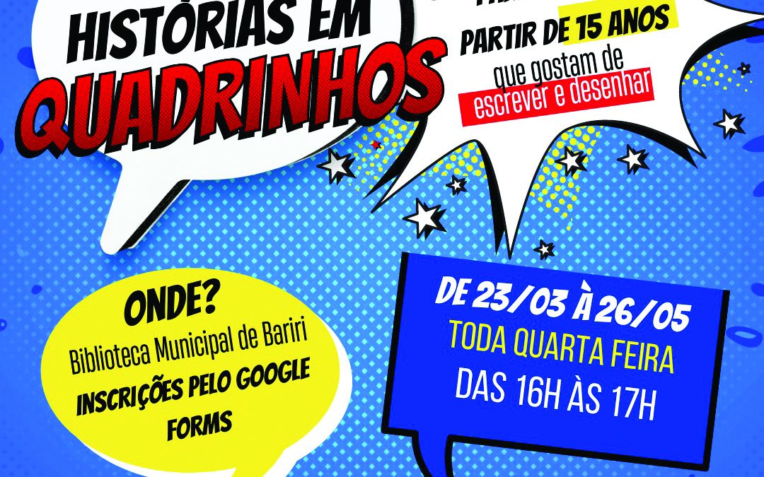 Projeto promove a arte de história em quadrinhos, mangas e animes