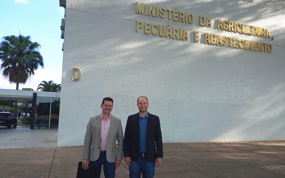 Itaju: Prefeito e vice atuam junto ao Ministério da Agricultura em Brasília