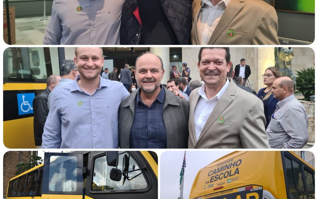 Itaju: Município recebe novo ônibus para transporte estudantil
