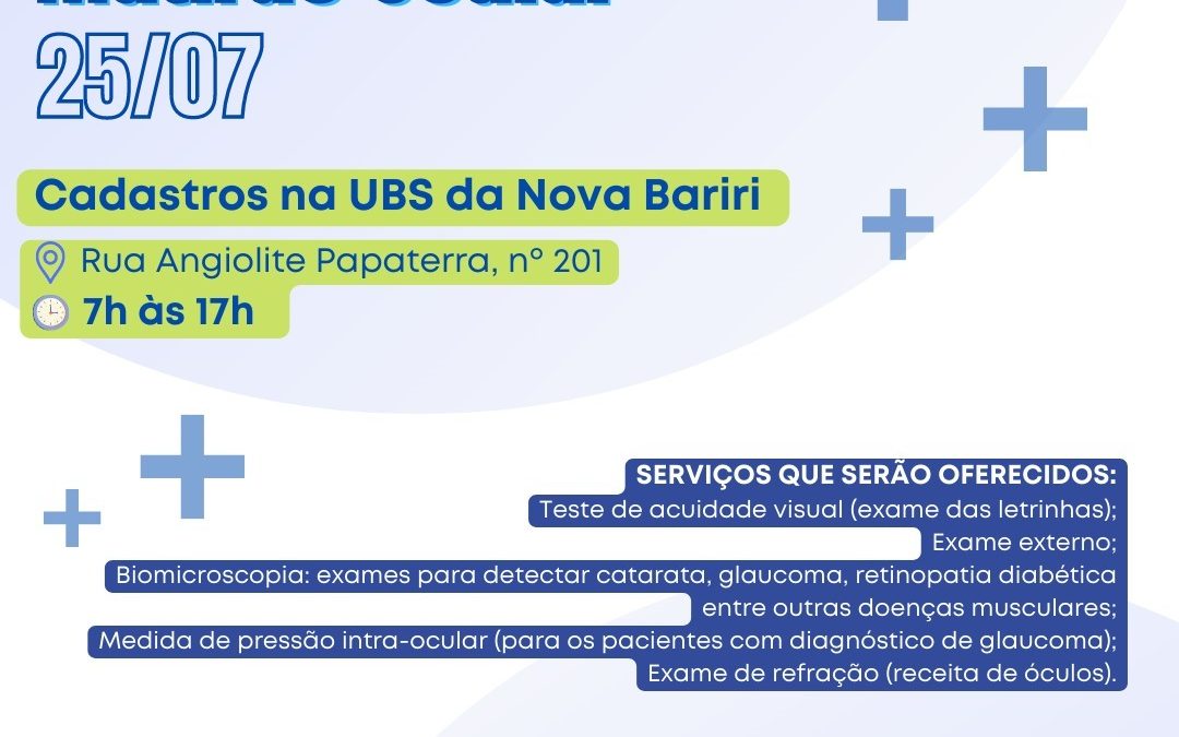 Saúde de Bariri inscreve para mutirão ocular